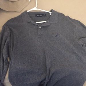 Gray nautica long sleeve